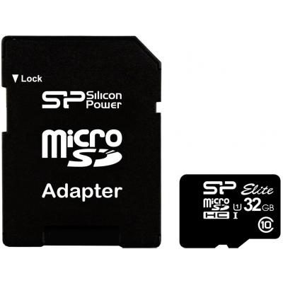 Карта пам'яті 32GB microSD Class 10 UHS-ISDR Silicon Power (SP032GBSTHBU1V10SP)