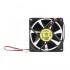 Вентилятор Gembird FANPS; 80х80х25мм, 2-pin, черный