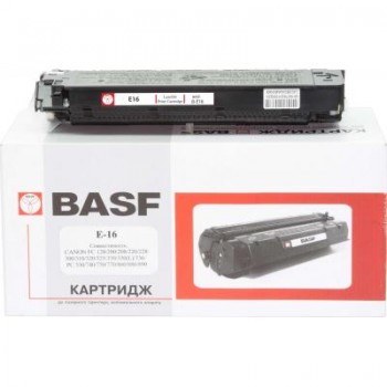 Картридж для Canon FC-128/230/310/330 аналог E16 Black (KT-E16) BASF
