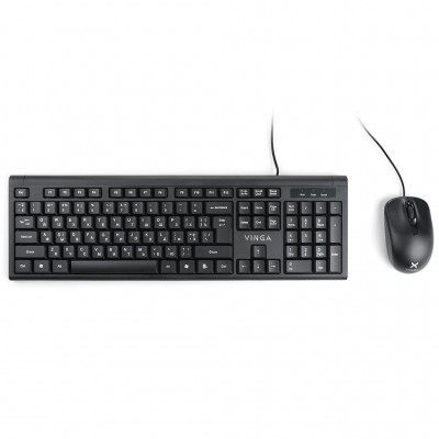 Комплект (клавіатура, миша) Vinga KBS806 black