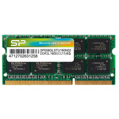 Память DDR3  SoDIMM 8GB 1600 MHz Silicon Power (SP008GLSTU160N02) SP008GLSTU160N02