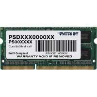 Память для ноутбуков SoDIMM DDR3 4GB 1333 MHz Patriot (PSD34G13332S)