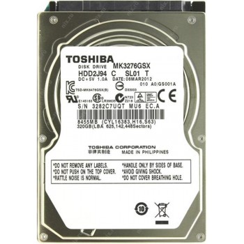Жесткий Диск 2.5" 320GB Toshiba 5400rpm 8MB (MK3276GSX) гар. 12 мес.