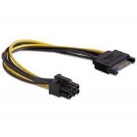 Кабель питания для подключения видеокарты PCI express 6-pin power 0.2m Cablexpert (CC-PSU-SATA)