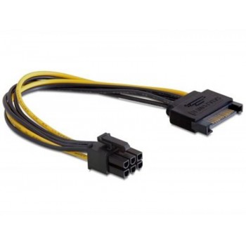 Кабель питания для подключения видеокарты PCI express 6-pin power 0.2m Cablexpert (CC-PSU-SATA)