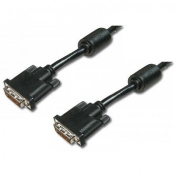 Кабель DVI-D dual link (M/M) DIGITUS 2м, Black/Черный AK320101020S