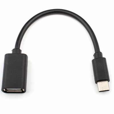 Кабель OTG USB 2.0 AF to Type-C 0.1m Atcom (14716)