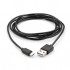 Кабель USB 2.0 AM to Micro 5P PVC 1.8m black Vinga (VCPDCM1.8BK)