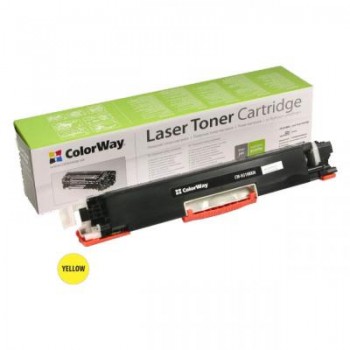 Картридж HP  ColorWay для CLJ CP1025 Yellow (CE312A) (CW-H312YM) CWH312YM