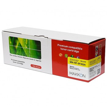 Картридж HP CLJP СF352A (130A) 1k yellow (MN-HP-SF352A) Makkon