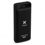 УМБ Vinga 20000 mAh QC3.0 Display soft touch black Li-pol  2 х USB, USB Type-C  (VPB2QLSBK)
