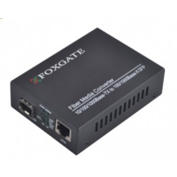 Медіаконвертер FoxGate 10/100/1000Base-T RJ45 to 1000Base-SX/LX SFP slot (EC-SFP1000-FE/GE-LFP)