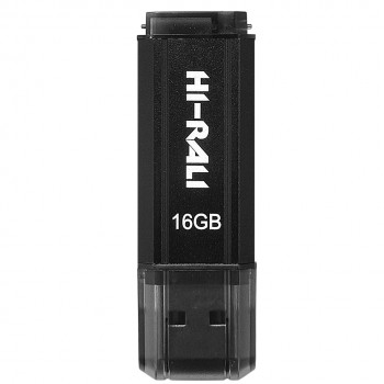 USB флеш 16GB Hi-Rali Stark Series Black (HI-16GBSTBK)