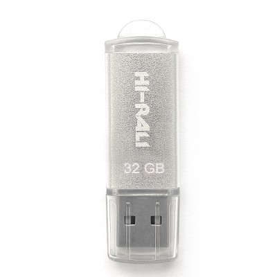 USB флеш 32GB Hi-Rali Rocket Series Silver (HI-32GBVCSL)