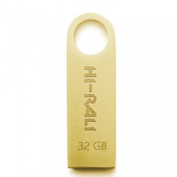 USB флеш 32GB Hi-Rali Shuttle Series Gold (HI-32GBSHGD)