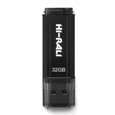 USB флеш 32GB Hi-Rali Stark Series Black (HI-32GBSTBK)