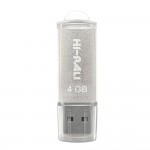 USB флеш 4GB Hi-Rali Rocket Series Silver (HI-4GBVCSL)