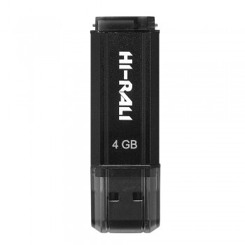 USB флеш 4GB Hi-Rali Stark Series Black (HI-4GBSTBK)