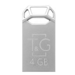 USB флеш 4GB T&G 110 Metal Series Silver (TG110-4G)