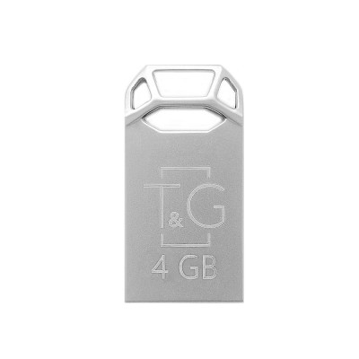 USB флеш 4GB T&G 110 Metal Series Silver (TG110-4G)