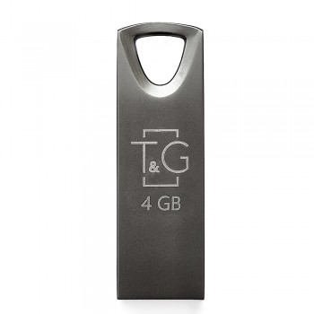 USB флеш 4GB T&G 117 Metal Series Black (TG117BK-4G)