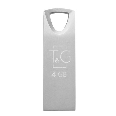 USB флеш 4GB T&G 117 Metal Series Silver (TG117SL-4G)