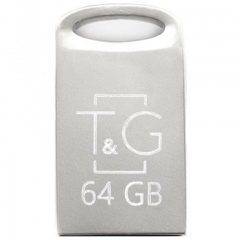 USB флеш 64GB T&G 105 Metal Series Silver (TG105-64G)