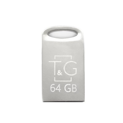 USB флеш 64GB T&G 105 Metal Series Silver (TG105-64G)