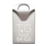 USB флеш 64GB T&G 106 Metal Series Silver (TG106-64G)