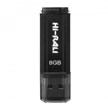 USB флеш 8GB Hi-Rali Stark Series Black (HI-8GBSTBK)