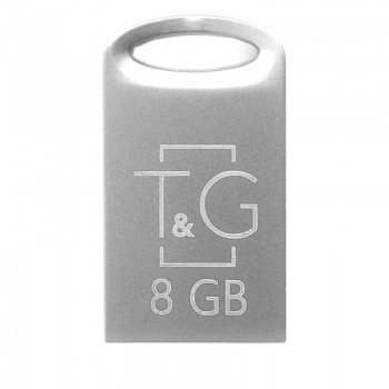 USB флеш 8GB T&G 105 Metal Series Silver (TG105-8G)