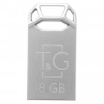 USB флеш 8GB T&G 110 Metal Series Silver (TG110-8G)