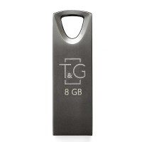 USB флеш 8GB T&G 117 Metal Series Black (TG117BK-8G)