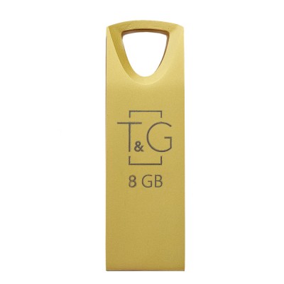 USB флеш 8GB T&G 117 Metal Series Gold (TG117GD-8G)