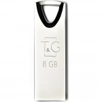 USB флеш 8GB T&G 117 Metal Series Silver (TG117SL-8G)