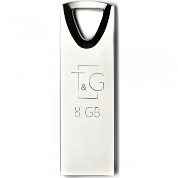 USB флеш 8GB T&G 117 Metal Series Silver (TG117SL-8G)