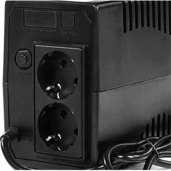 ДБЖ FrimeCom VP-1000, Line Int., AVR, 2 x евро, LED, пластик