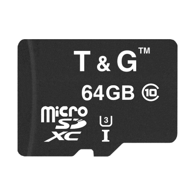 Карта пам'яті MicroSDHC 64GB UHS-I U3 Class 10 T&G (TG-64GBSDU3CL10-00)
