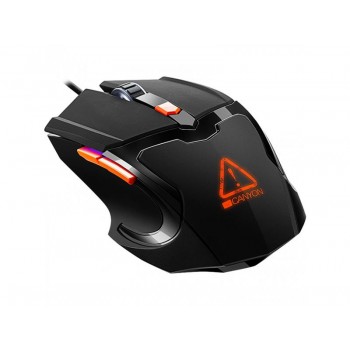 Миша Canyon Vigil CND-SGM02RGB Black/Orange USB
