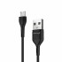 Кабель Micro USB 1m Grand-X USB-microUSB, Cu, 3A, 1м, Fast Сharge, Black (PM-03B)