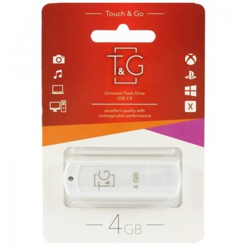 USB флеш 4GB T&G 011 Classic Series White (TG011-4GBWH)