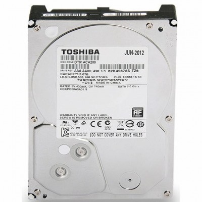 Жорсткий диск 2Tb TOSHIBA (DT01ACA200) 7200 об/хв, 64 MB, SATA III, Mars 100% выгода скорость/цена/обьем