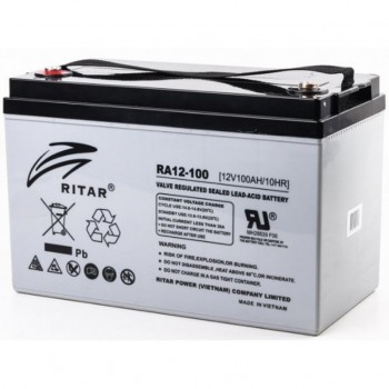 Батарея для ДБЖ Ritar AGM RA12-100, 12V-100Ah (RA12-100)