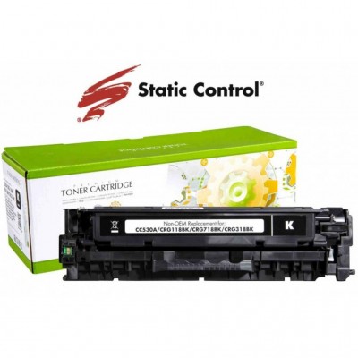 Картридж HP CLJ CC530A (304A) 3.5k black (002-01-RC530A) Static Control