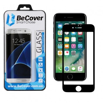 Скло захисне  BeCover Apple iPhone 7 / 8 / SE 2020 3D Black (701040)