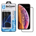 Скло захисне  BeCover Apple iPhone XS Max Black (702623)