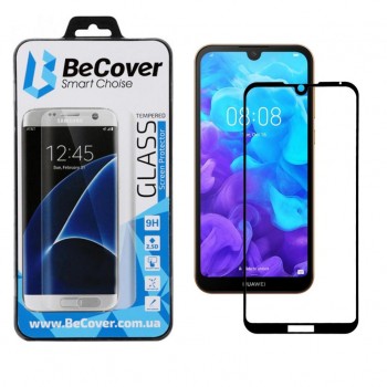 Скло захисне  BeCover Huawei Y5 2019 Black (703832)