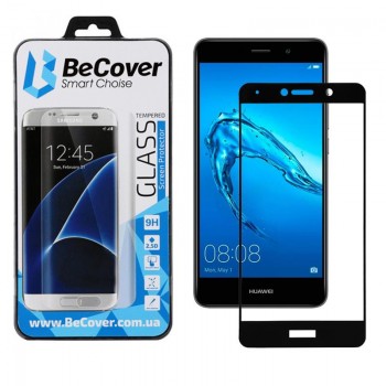 Скло захисне  BeCover HUAWEI Y7 Prime 2018 Black (702233)
