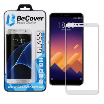 Скло захисне  BeCover Meizu E3 White (702437)