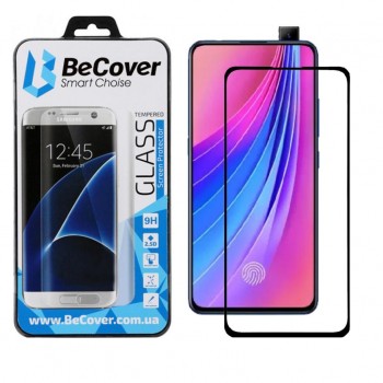 Скло захисне  BeCover Vivo V15 Pro Black (703946)